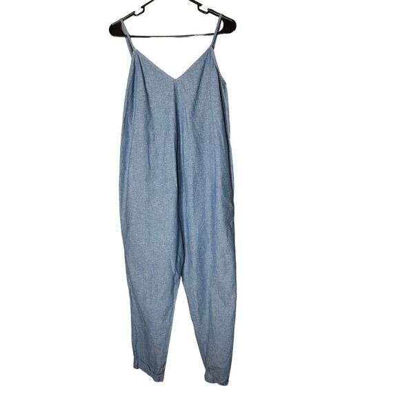 Hatch Chambray Blue Jumpsuit Size 0/S - Picture 1 of 14